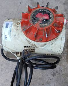 lot 448 image: W.R. BROWN INTERMATIC PC-410 AIR COMPRESSOR AS SHOWN.