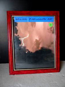 lot 5 image: ORIGINAL 8 X 10 PHOTOGRAPH LIGHTNING STORM