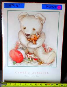 lot 21 image: CAMILLA ASHFORTH HORATIOS BED POSTER - UNOPENED 12 X 16 ($$)