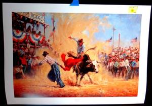 lot 80 image: LIMITED EDITION (41950) BEST SEAT IN THE HOUSE BY JOHN AUSTIN HANNA WITH CERTIFICATE OF AUTHENTICITY (GALLERY PRICE$95.00)