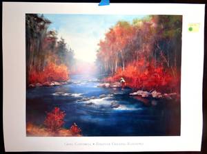 lot 92 image: FOREVER CHASING RAINBOWS BY GREG CARTMELL - 27 X 36 ($$$)