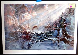 lot 93 image: 20 X 28 Roberta Wesley Be Still Open Edition print - ($$)