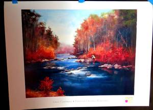 lot 120 image: GREG CARTMELL - FOREVER CHASING RAINBOWS - MEASURES 27 X 36 ($$)
