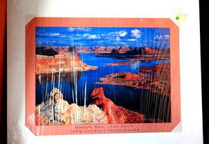 lot 125 image: JOHN GAVRILIS PHOTOGRAPHY - GUNSIGHT BUTTE , LAKE POWELL - 24 X 32 ($$$$)