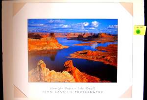 lot 131 image: JOHN GAVRILIS PHOTOGRAPHY - GUNSIGHT BUTTE , LAKE POWELL - 16 X 20 ($$$)