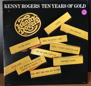 lot 138 image: 10 Years of Gold by Kenny Rogers Vinyl,Record 1977