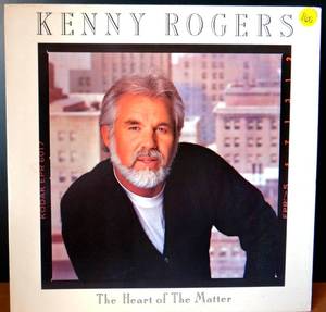 lot 160 image: Kenny Rogers, The Heart of the Matter, Original Vinyl LP Record Album, 1985