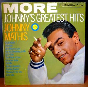 lot 178 image: VINTAGE 1959 Johnny Mathis - More Johnnys Greatest Hits LP Vinyl Record Columbia CL 1344 (61 YEARS OLD)