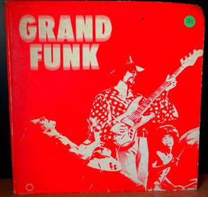 lot 185 image: RARE Grand Funk Railroad Red Album Self Title - 2ND RELEASED ALBUM (COMPS $40)