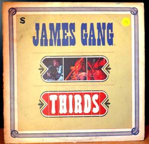 lot 193 image: VINTAGE JAMES GANG (JOE WALSH) THIRDS - ABC 1971 WITH LINER VINYL LP RECORD