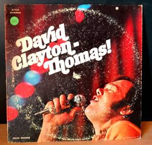 lot 203 image: VINTAGE 1969 DAVID CLAYTON-THOMAS SELF TITLED LP OF BLOOD SWEAT & TEARS