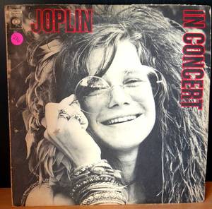 lot 216 image: RARE Janis Joplin Joplin In Concert LP Vinyl Record 1972 VG CBS - DOUBLE LP