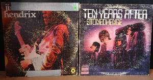 lot 218 image: JIMMY HENDRIZ AND STONEHENGE ALBUMS