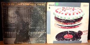 lot 221 image: NEIL YOUNG AND ROLLING STONE ALBUMS