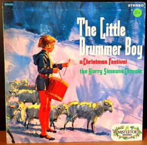 lot 227 image: VINTAGE 1973 THE LITTLE DRUMMER BOY A CHRISTMAS FESTIVAL HARRY SIMEONE CHORALE VINYL LP
