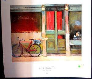 lot 245 image: DAWNA BARTONS LA PATISSERIE MEASURES 27 X 30 - ($$$$)