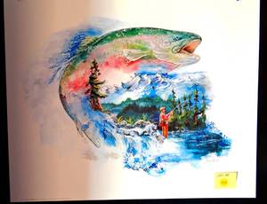 lot 247 image: HAND SIGNED SHELLY SHIPLEYS THE CATCH - 16 X 22 PRINT ($$$)