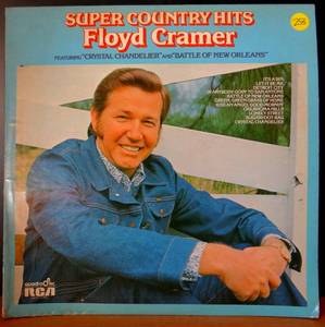 lot 253 image: RARE Floyd Cramer-Super Country Hits-APD1-0155-vinyl LP-us-m11s9 - COMPS $25