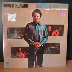 lot 267 image: Merle Haggard Okie From Muskogee 1969 Country LP, Nice VG, Capitol-Red
