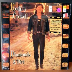 lot 282 image: RARE Rodney Crowell Diamonds and Dirt VG Incredible LP Vince Gill The Eagles R. Cash - COMPS $20