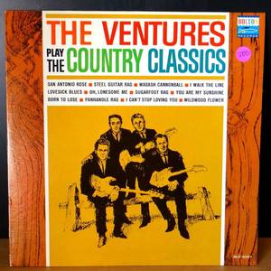 lot 288 image: RARE THE VENTURES PLAY THE COUNTRY CLASSICS 1963 vinyl LP -NM (VALUE $30.00)