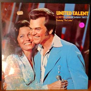 lot 291 image: VINTAGE Loretta Lynn Conway Twitty United Talent vinyl LP Album