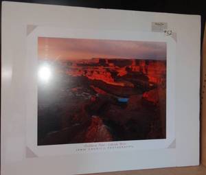 lot 52 image: DISCONTINUED DEADHORSE POINT BY JOHN GRAVRILIS PHOTOGRAPHY (TODAYS GALLERY PRICE $140.00)
