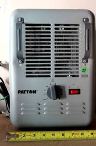 lot 23 image: Patton 1500 Watt Utility Heater-PUH680-Portable-Electric-Space Heater