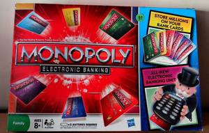 lot 37 image: Monopoly ELECTRONIC BANKING Board Game 2011 Complete  VERY NICE
