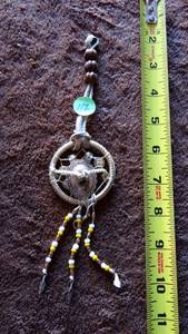 lot 112 image: Indian Dreamcatcher Styled Pendant - Handmade
