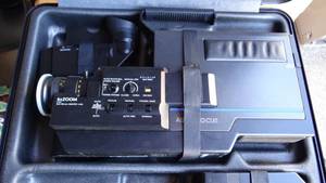 lot 129 image: AMAZING FIND - Vintage Sears, Roebucks and Co. VHS Movie Camera WCase & Cords