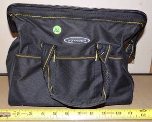 lot 160 image: VOYAGER PORTABLE 15 INCH TOOL BAG WITH ZIPPER CLOSE