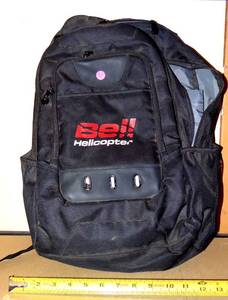 lot 161 image: COOL FIND - BELL HELICOPTER LAPTOPBACK PACK - VG CONDITION