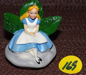 lot 169 image: RARE DISNEY LENOX ALICE IN AND WONDERLAND THIMBLE CERAMIC PORCELAIN FIGURE