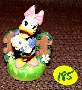 lot 185 image: Vintage Disney Daisy Duck Magic Thimble by Lenox Figurine