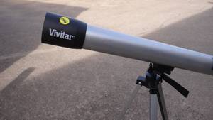 lot 196 image: VIVITAR TELESCOPE AND STAND