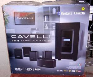lot 199 image: CAVELLI BLUETOOTH CV-33 SPEAKER SYSTEM