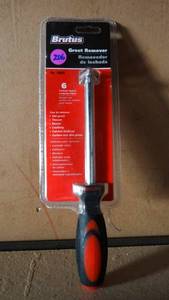 lot 206 image: NEW BRUTUS GROUT REMOVER TOOL