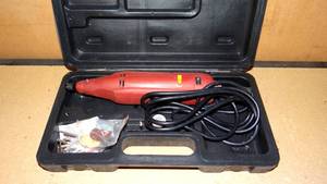 lot 217 image: CHICAGO 4 SPEED ROTARY TOOL WITH HARD CASE