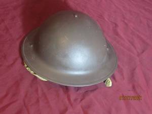 lot 23 image: BRITISH STEEL MILITARY HELMET