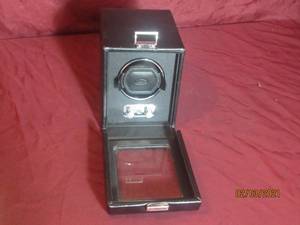 lot 144 image: WOLF DESIGNS LEATHER WATCH CASE&nbsp