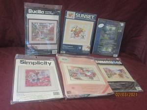 lot 146 image: TOTAL OF 6 CROSS STITCH PATTERNS&nbsp