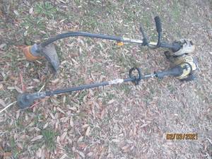 lot 157 image: PAIR OF WEED EATERS -RYOBI&nbsp 725R&nbsp-BOLENS&nbsp BL160&nbsp