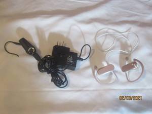 lot 164 image: PAIR OF BLUETOOTH HEADSETS- PLANTRONICS EXPLORER 230&nbsp&nbsp- BLACKWEB