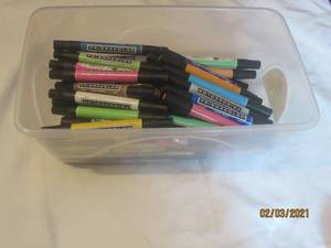 lot 174 image: STORAGE CONTAINER OF PRISMACOLOR MARKERS&nbsp
