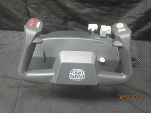 lot 67 image: YOKE MOUNT FOR FLIGHT SIMULATOR&nbsp 5 AXIS AND 20 BUTTONS AVIONICS&nbsp FLIGHT YOKE DESIGNED FOR FLIGHT SIMULATION AND PILOT TRAINING .