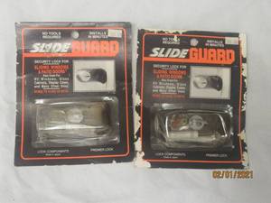 lot 105 image: PAIR OF SLIDE GUARD SECURITY LOCKS&nbsp