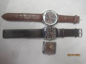 lot 262 image: TOTAL OF 3 MEN WATCHES&nbsp