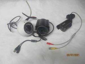 lot 299 image: TOTAL OF 3 SECURITY CAMERAS
