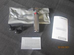 lot 344 image: RIESTER OTOSCOPE DIAGNOSTIC&nbsp SET ,INSUFFLATOR FITTINGS AND CARRY BAG&nbsp